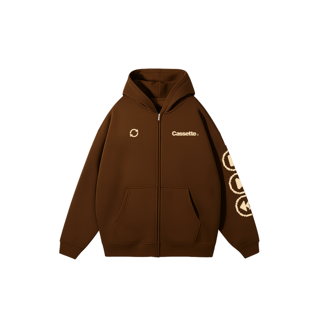 TAPE 1 - BTC Zip Up Hoodie